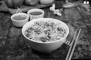 Mushroom Fried Noodles