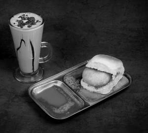 2 Butter Vada Pav + 1 Cold Coffee