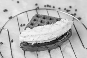 Black And White Waffle