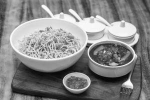 Veg Manchurian Noodles