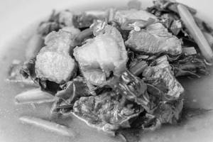 Phad Kana Moo Krob