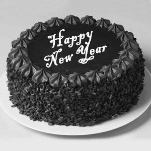 New Year Choco Chip Cake