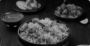 Paneer Biryani + Raita