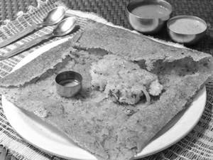 Rava Onion Masala Dosa