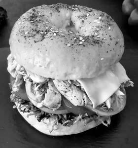 Chicken Cheese Bagel