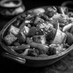 Roasted Paneer With Vegetables