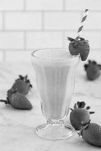 Strawberry Ice Cream Milkshake