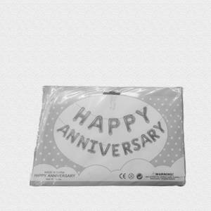 Happy anniversary foil ballon