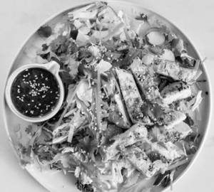 High protein salad chicken