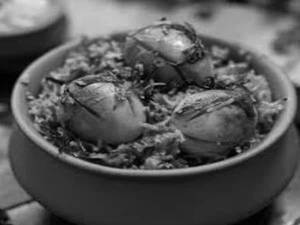 Egg Dum Biryani (handi)