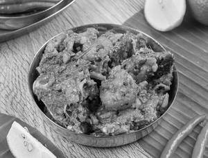 Katta Chorchorie With Chingri
