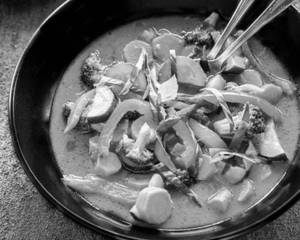 Vegetables In Red Thai Curry