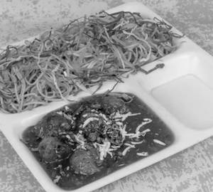 Chowmein With Veg Manchurian