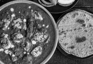 Palak Karahi Kofta