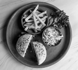 Chicken Burger  & Coleslaw