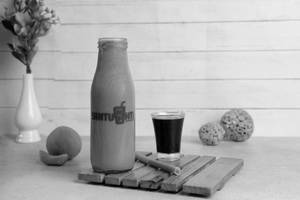 Chickoo Chocolate Milk Shake
