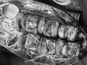 Paneer Tikka Shashlik