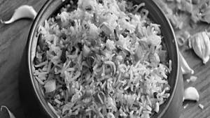 Burnt Ginger Garlic Fried Rice- Prawn
