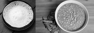 3 Appam + Green Peas Cury