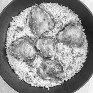Ginger Garlic Fried Rice [Chicken]