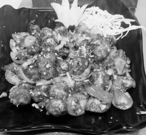 Mushroom  Manchurian (Dry)