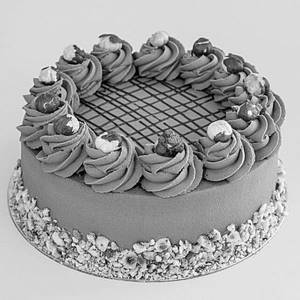 Hazelnut Crunch Exotic  Cake