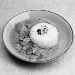 Malaysian Fish Curry With Steam Rice