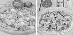 Paneer Pizza With Special Supreme Veganza Pizza