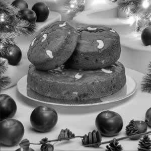 Eggless Rich Plum Cake(no Egg & No Wine)