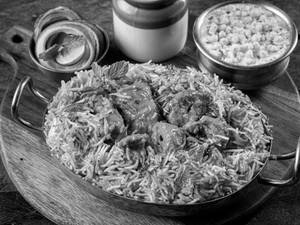 Chaap Tikka Masala Biryani
