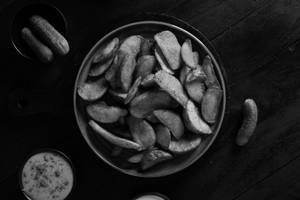 Spiked Potato Wedges