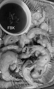 Golden Fried Prawns