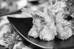 Golden Fried Prawns