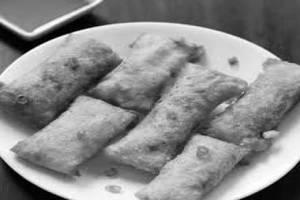 Spring Roll + Chilly Potatoes