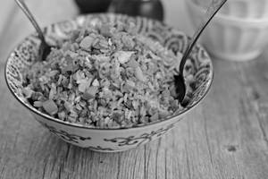 Plain Brown Rice With Vegetables