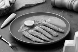 Baby Corn Rawa Fry