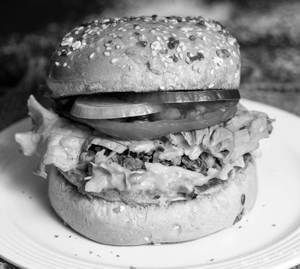 Tandoori Veg Burger                                                                                                                  