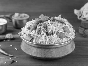 Chicken biryani parcel