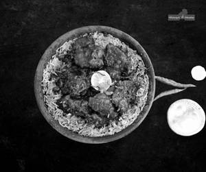 Spl Pot Mutton Biryani