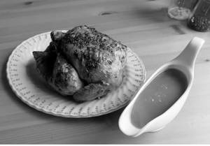 Chicken roasted gravy