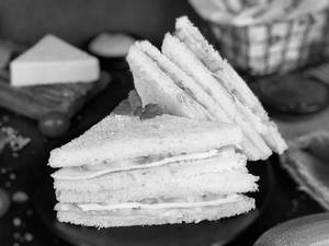 Vegetable And Cheese Sandwich
