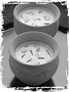Basundi with icecream