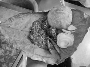 Khasta ( With Aloo and Matar )                                  