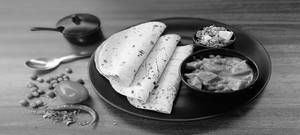Matar Paneer With 3 Multi Grain   Wheat Phulka