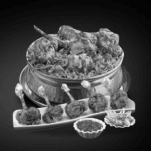 Mutton Dum Biryani Lollipop Combo Meal