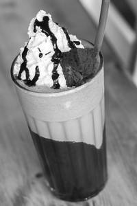 Double chocolate milkshake