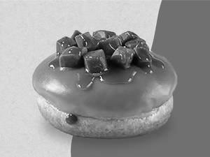 Maple & Caramel Donut (Veg)
