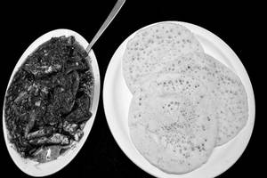 Appam (3 Pcs) + Crab Roast
