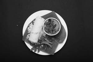 Puttu with kadala curry