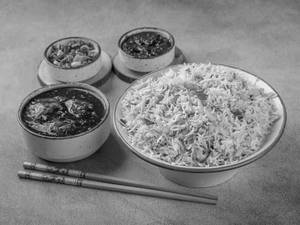 Chicken Manchurian Fried Rice